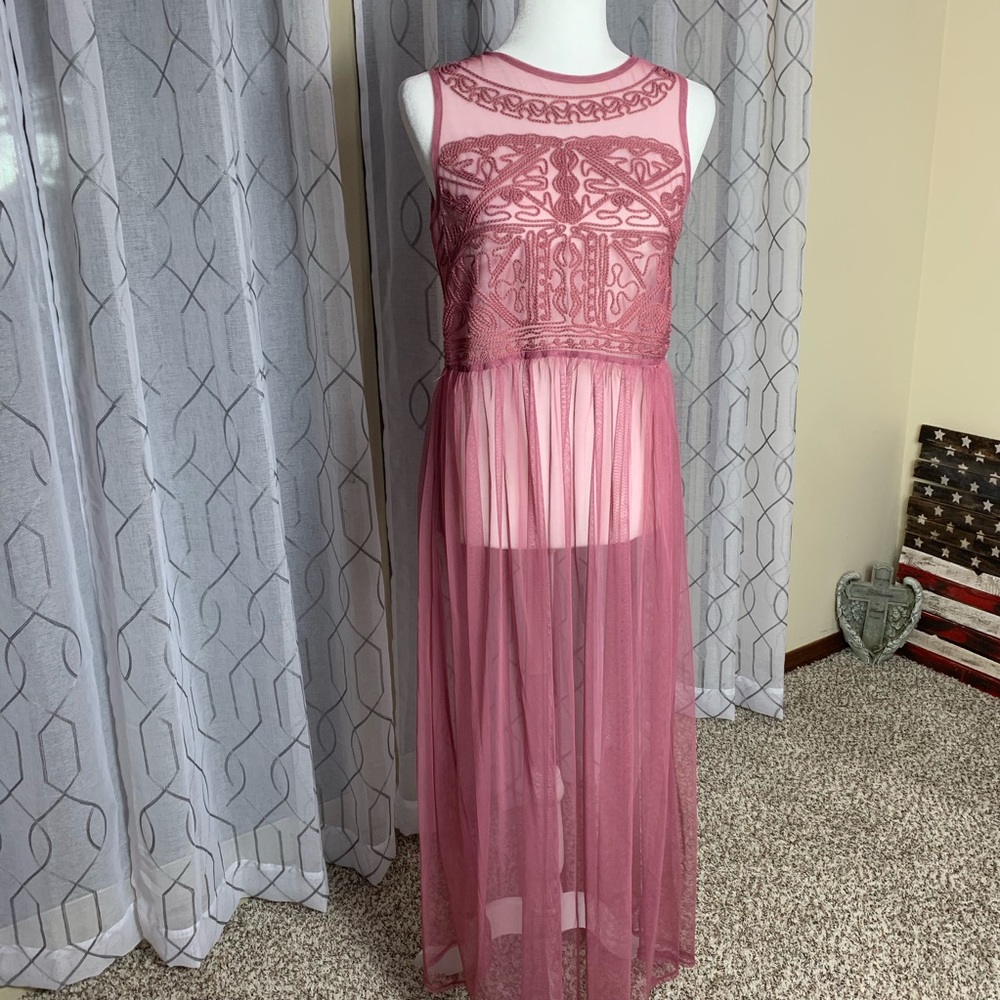 Mod X Sheer Mesh Dress Size Small